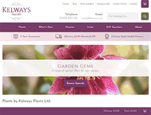 Tablet Screenshot of kelways.co.uk